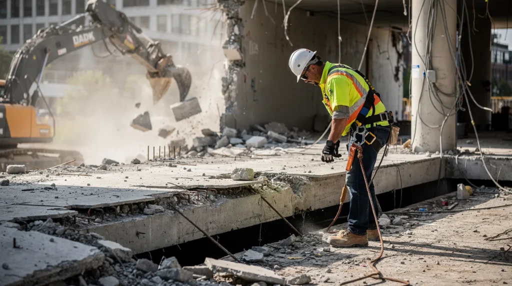 OSHA identifies four leading causes of construction fatalities — falls, struck-by incidents, electrocutions